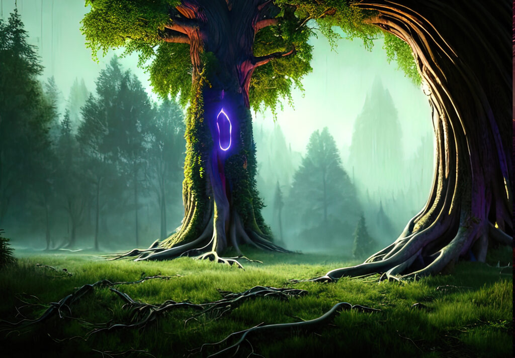 Portal Hidden inside a Tree