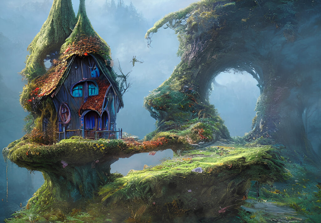 Fairie Home Overlooking Natural Arch