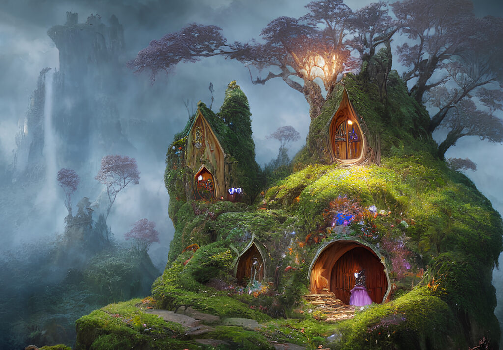 Forest Fairie Home Built in an old Stump