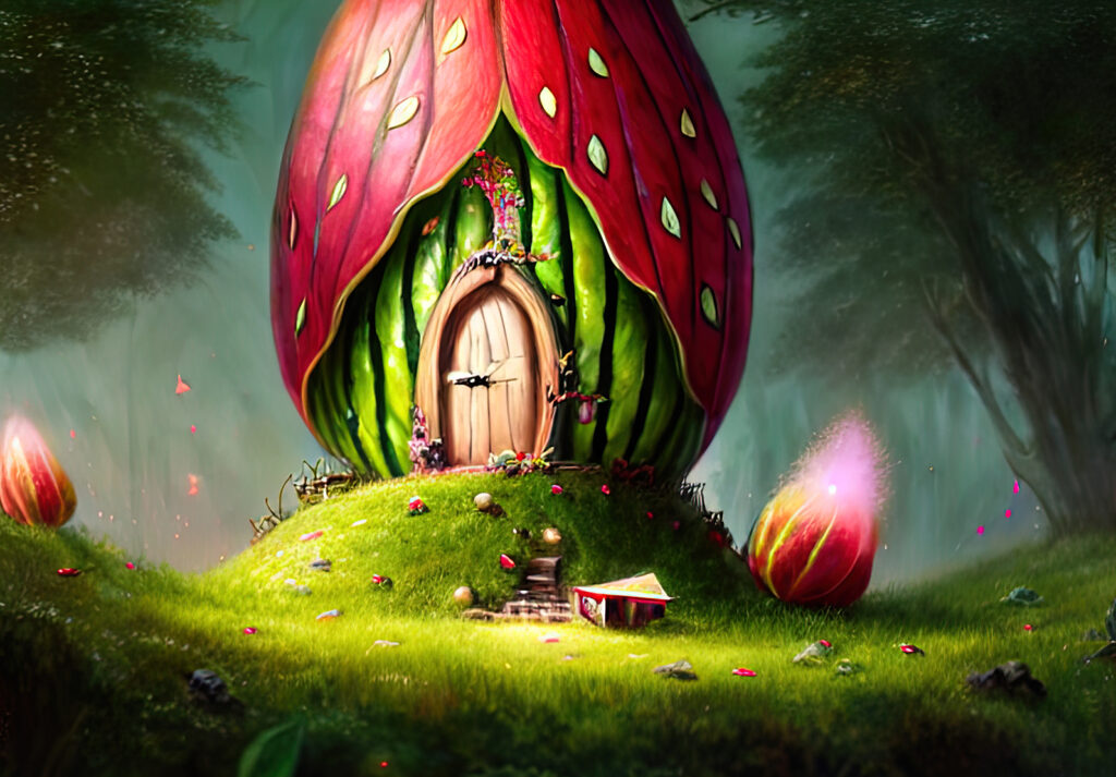 Watermelon Home of a Garden Fairie